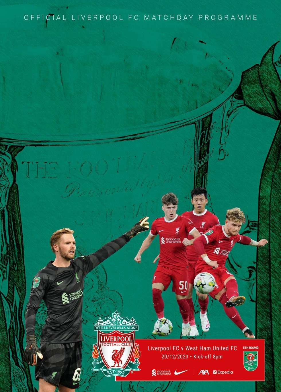 Get your copy of the Liverpool v West Ham United programme